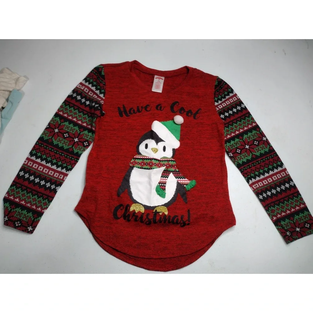 Kids Long‎ Sleeve Tops Bundle 5 Pieces size medium 7/8